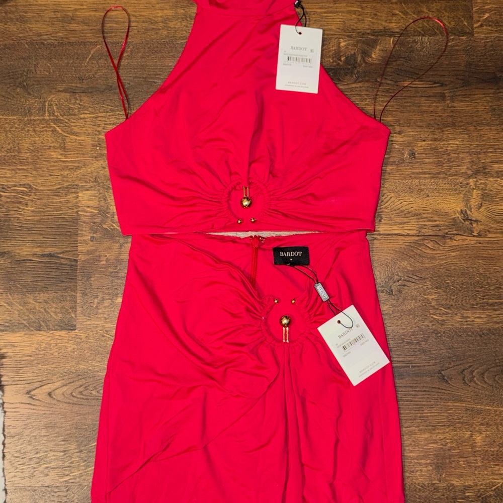 Bardot Red Matching Set NWT